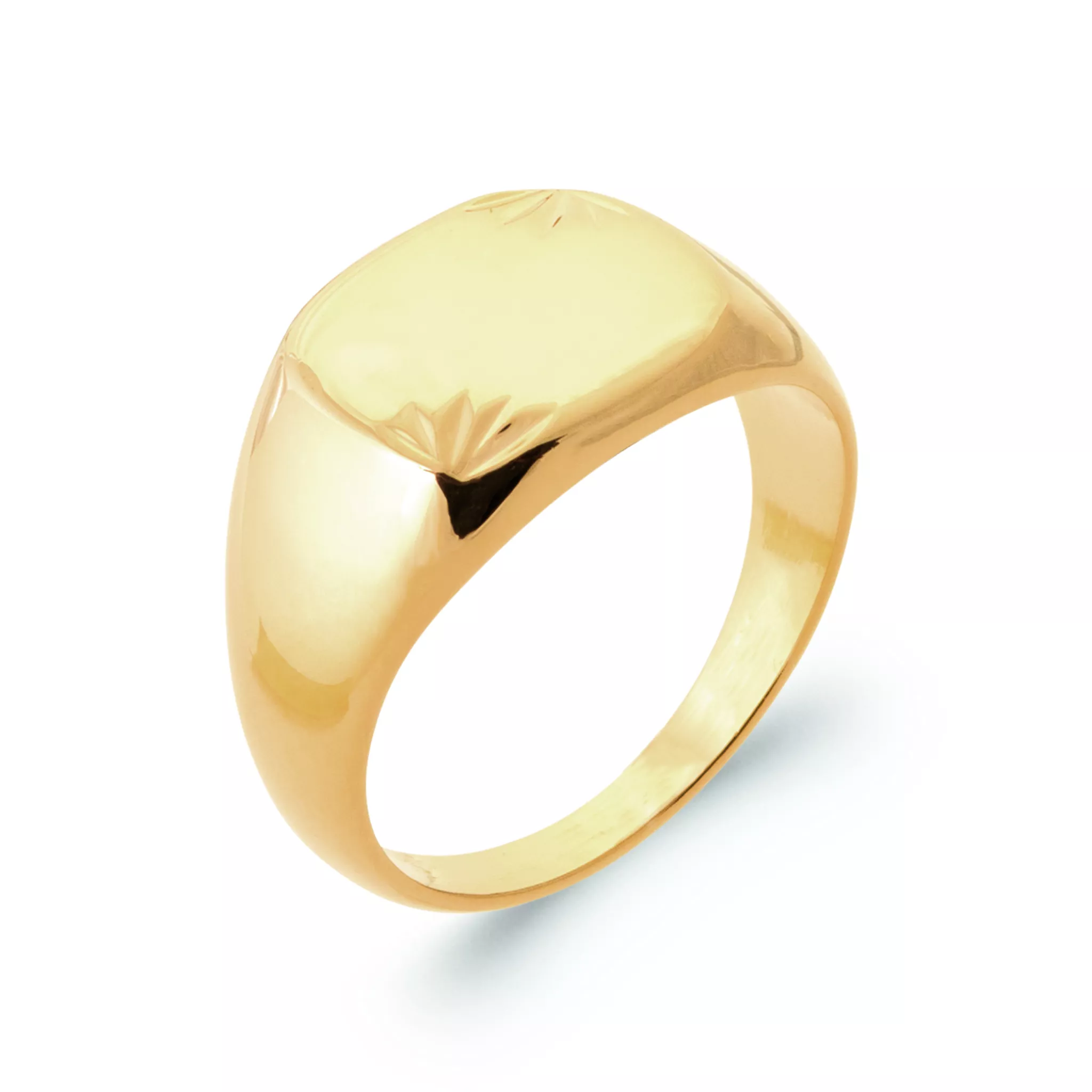 Chevalière Homme Plaqué Or Channarith - Bague en Plaqué or - Bijoux en Vogue