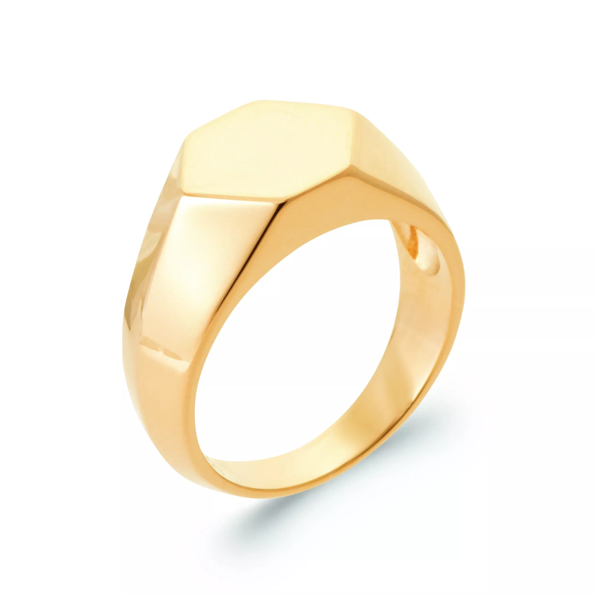 Chevalière Homme Plaqué Or Aldorino - Bague en Plaqué or - Bijoux en Vogue