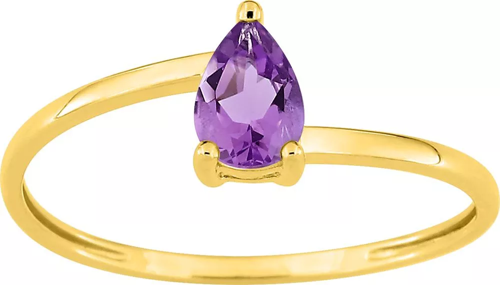 Bague Or Germa Améthyste - Bague en Or 375 9k - Bijoux en Vogue
