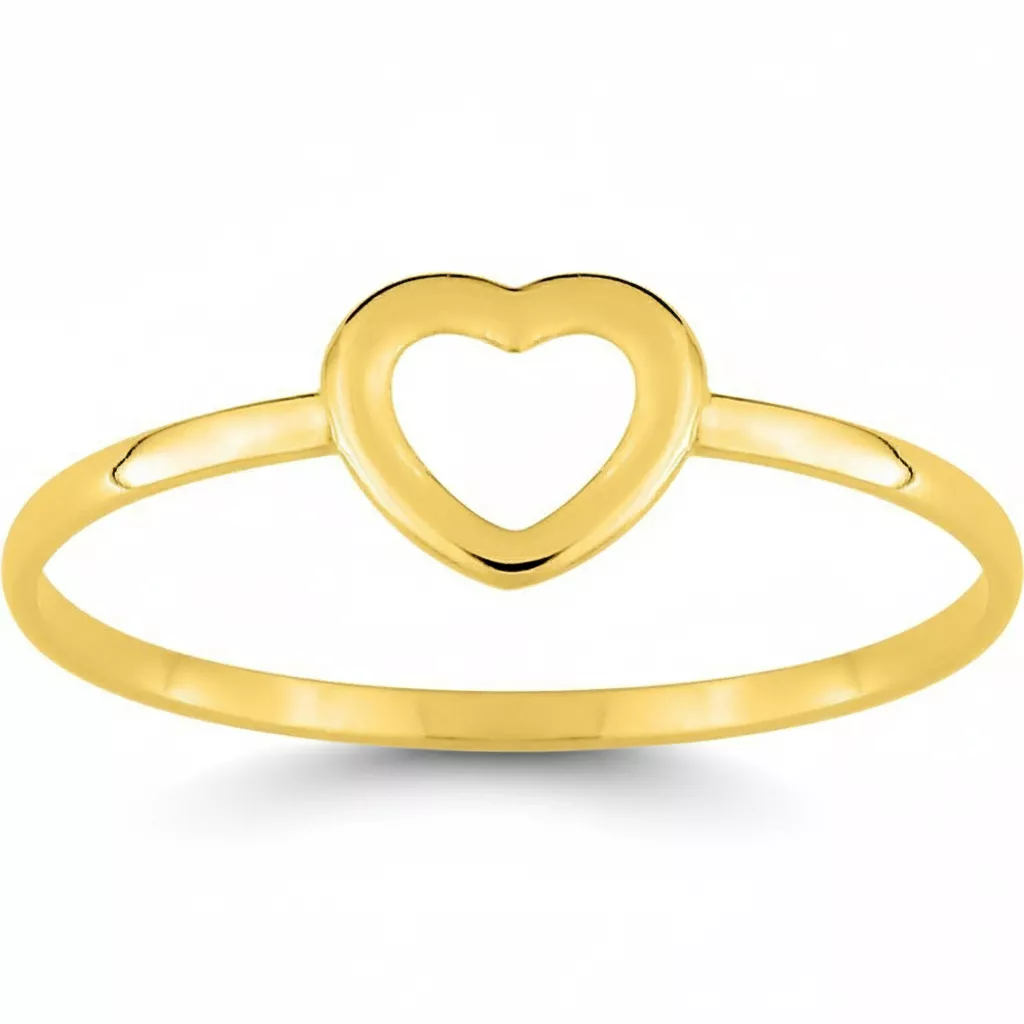 Bague Or Elsira Coeur - Bague en Or 375 9k - Bijoux en Vogue