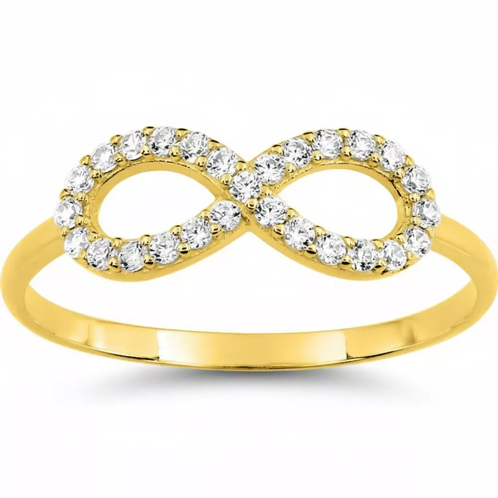 Bague Or Infini - Bague en Or 375 9k - Bijoux en Vogue
