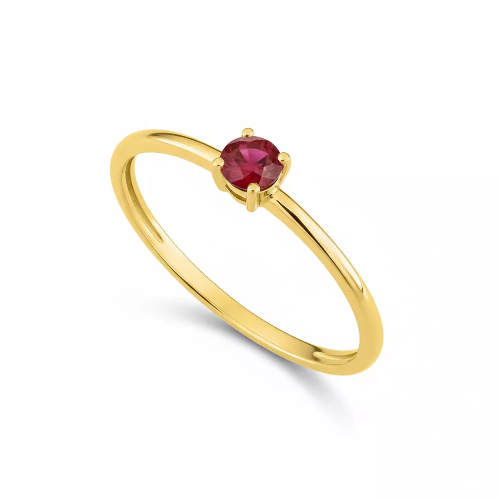 Bague Or Bajoletmarguerite Rubis - Bague en Or 375 9k - Bijoux en Vogue