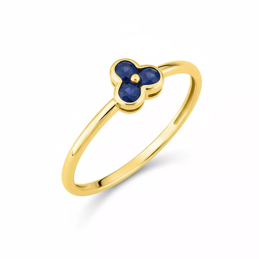 Bague Or Shazie Saphir - Bague en Or 375 9k - Bijoux en Vogue