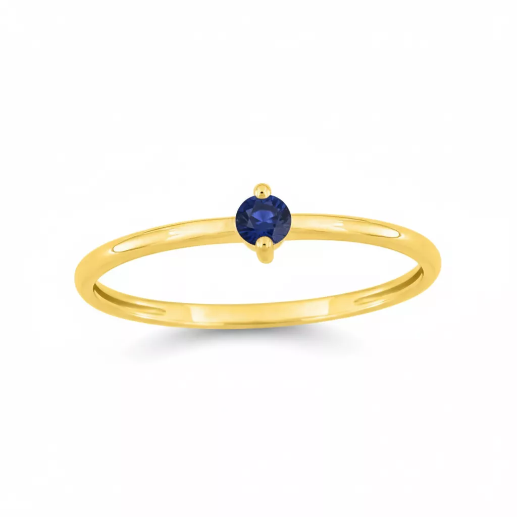 Bague Or Barabara Saphir - Bague en Or 375 9k - Bijoux en Vogue