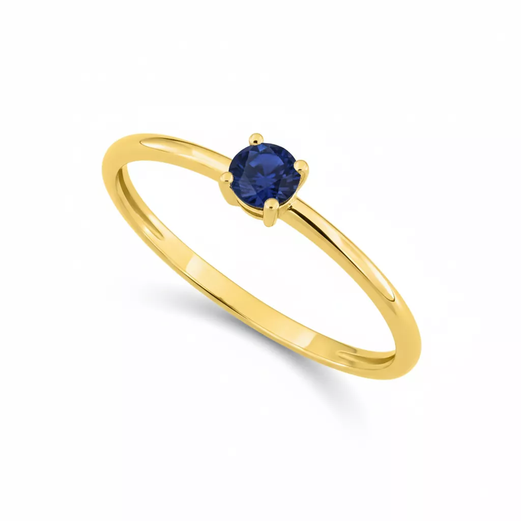 Bague Or Nagandla Saphir - Bague en Or 375 9k - Bijoux en Vogue