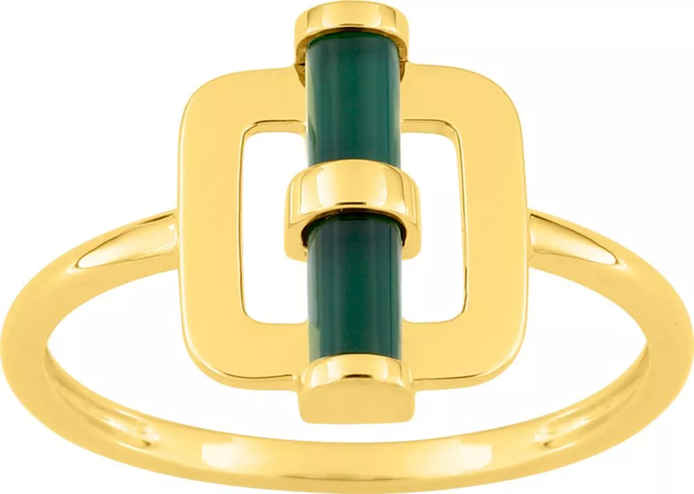 Bague Or Hubertina Agate - Bague en Or 750 18k - Bijoux en Vogue