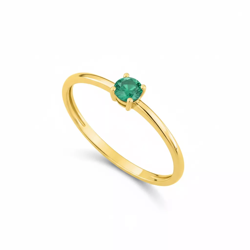 Bague Or Paindavoine Emeraude - Bague en Or 750 18k - Bijoux en Vogue