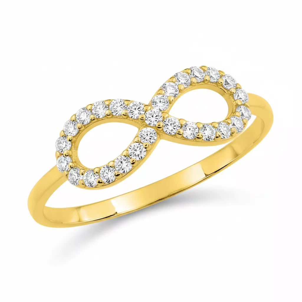 Bague Or Infini - Bague en Or 750 18k - Bijoux en Vogue