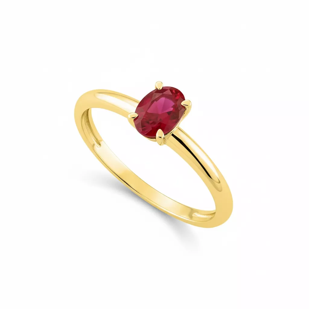 Bague Or Mansie Rubis - Bague en Or 750 18k - Bijoux en Vogue