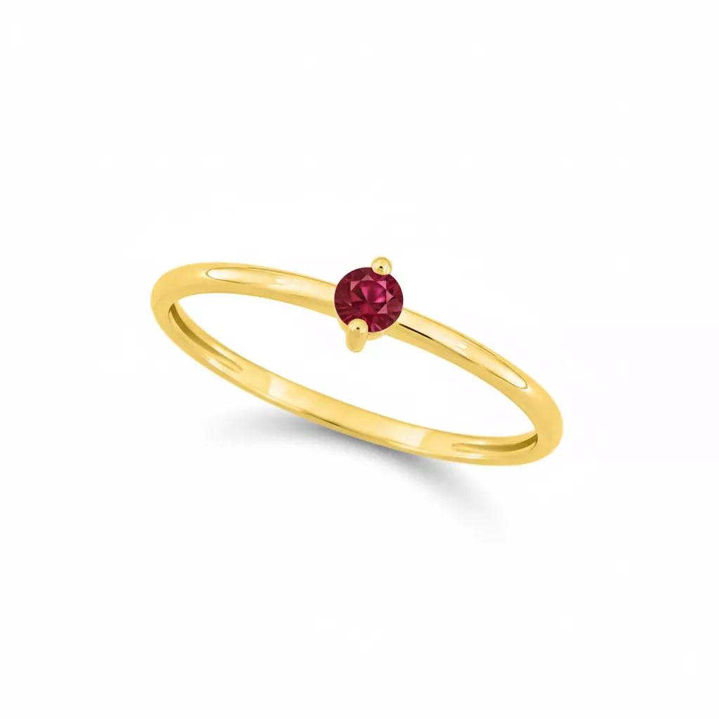 Bague Or Kolya Rubis - Bague en Or 750 18k - Bijoux en Vogue