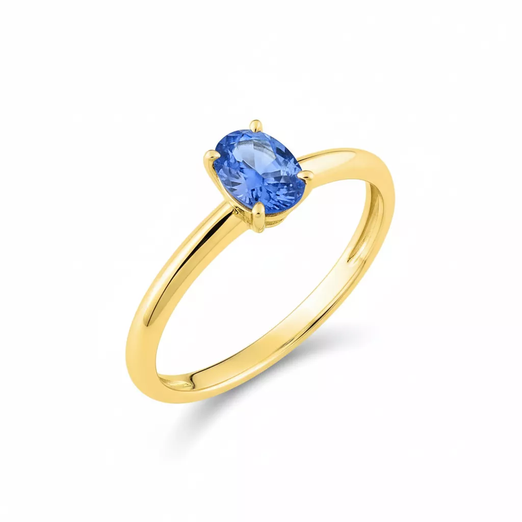 Bague Or Joacquina Saphir de Ceylan - Bague en Or 750 18k - Bijoux en Vogue