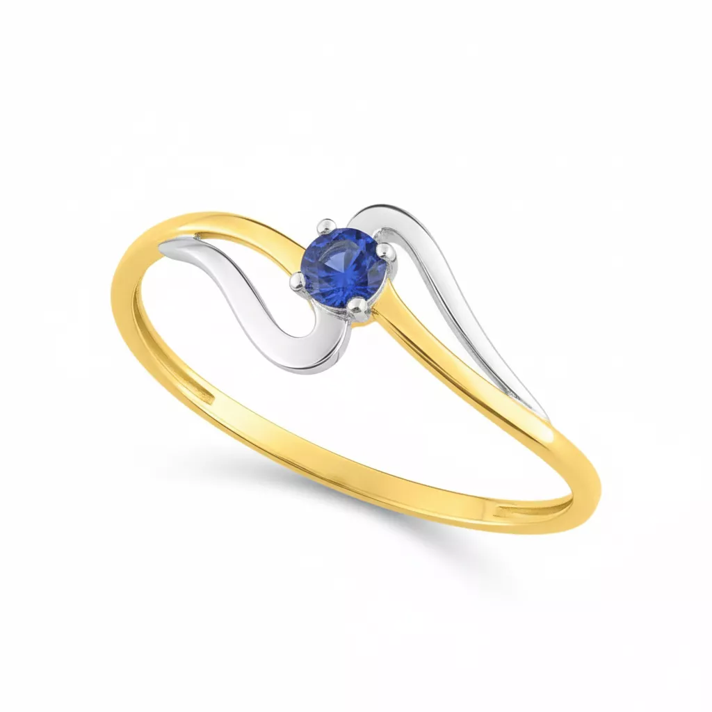 Bague Or Buschina Saphir - Bague en Or 750 18k - Bijoux en Vogue