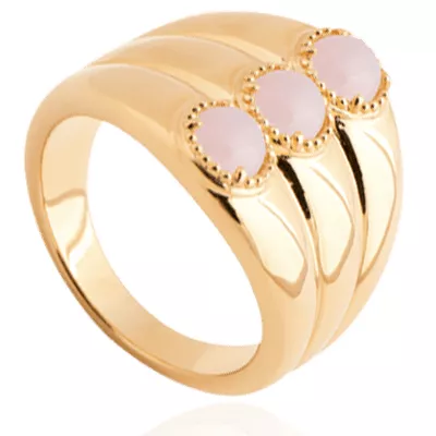 Bague large Edie Melia - Bague en Pierre - Bijoux en Vogue