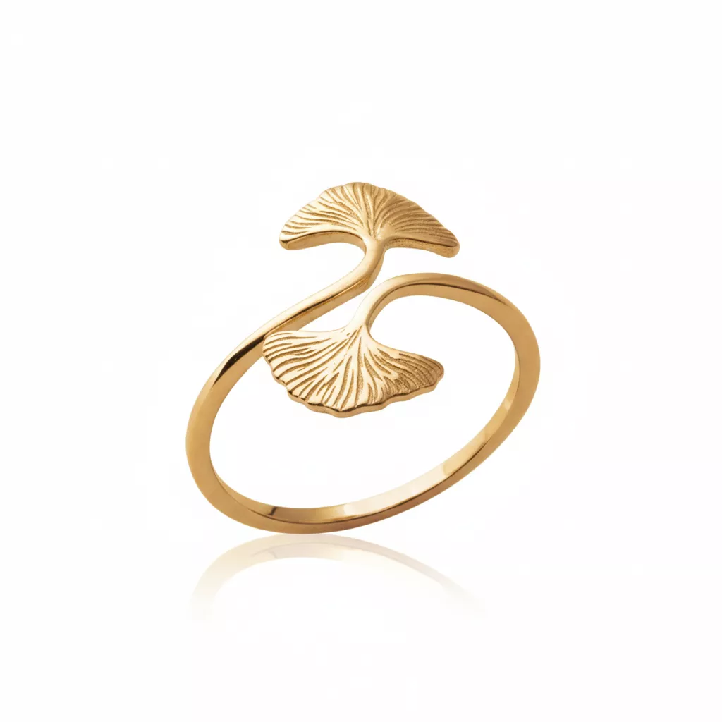 Bague Plaqué Or Pantiera Végétal Croisé - Bague en Plaqué or - Bijoux en Vogue