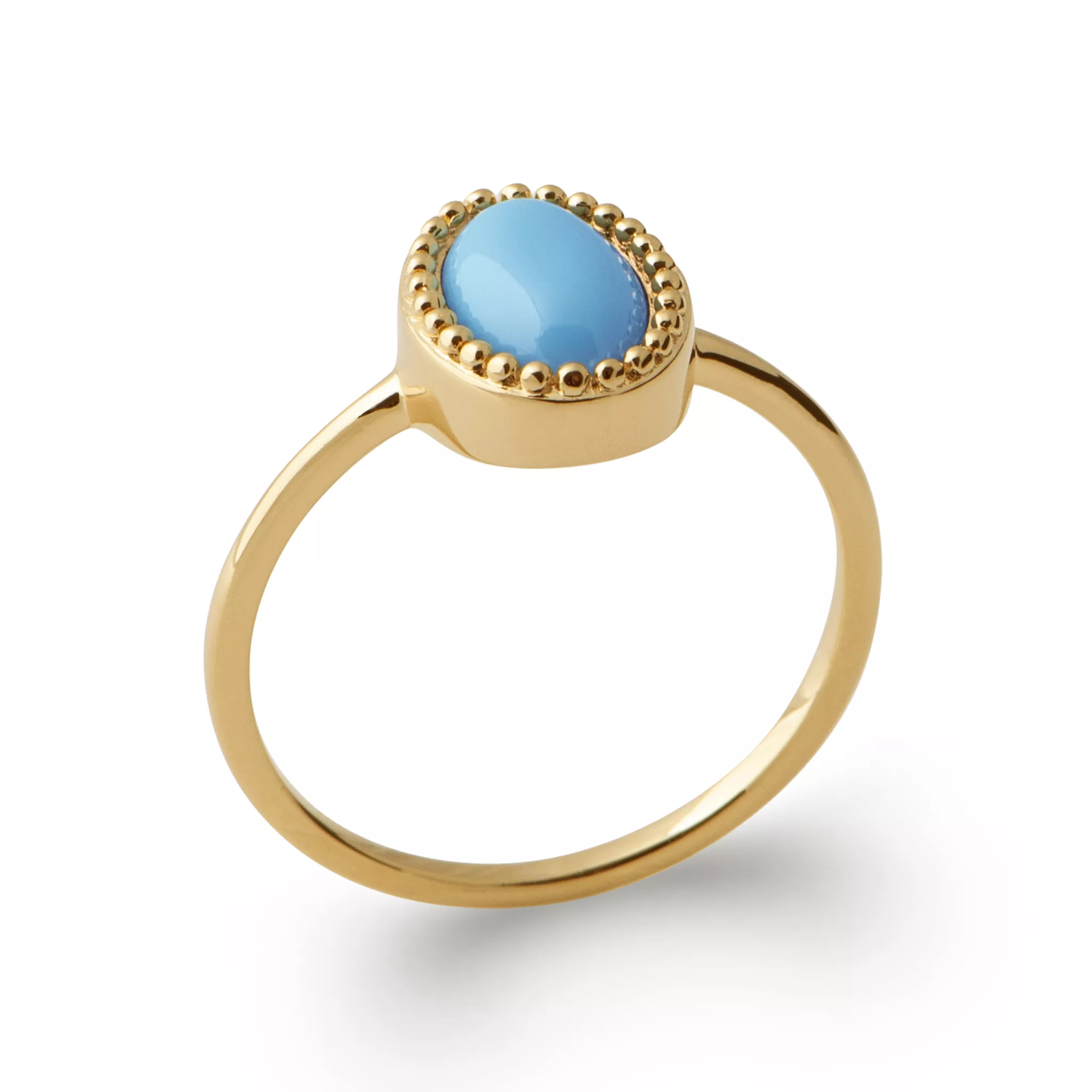 Bague Plaqué Or Stacking Couleurs