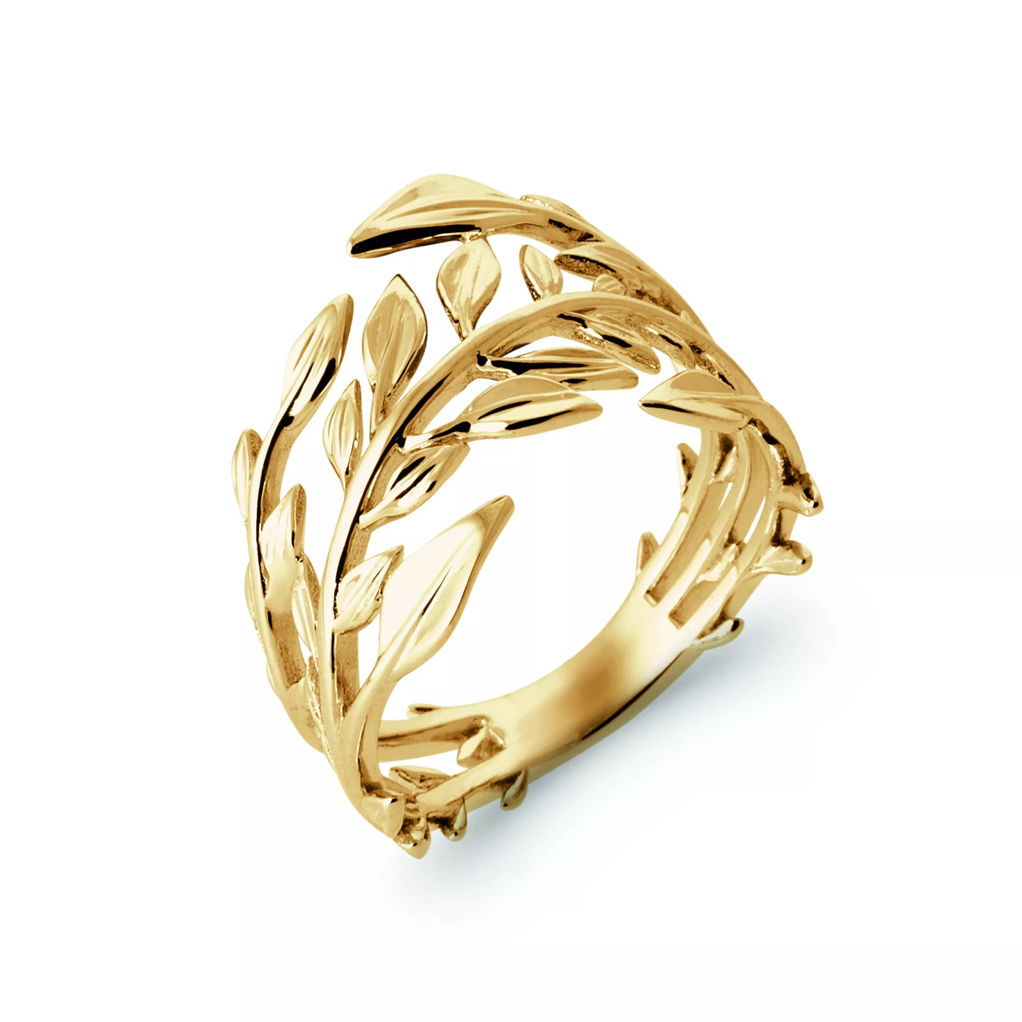 Bague Plaqué Or Neyma Végétal - Bague en Plaqué or - Bijoux en Vogue