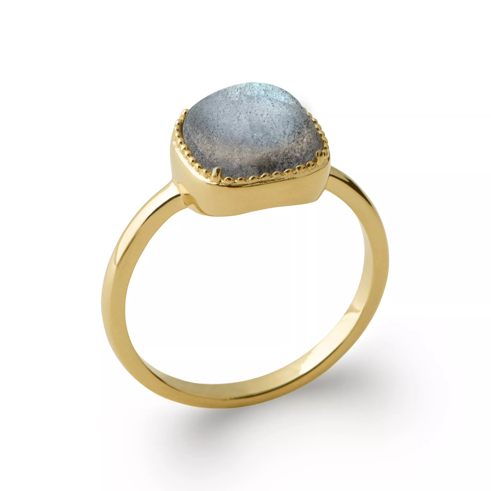 Bague Plaqué Or Epicie Labradorite - Bague en Plaqué or - Bijoux en Vogue