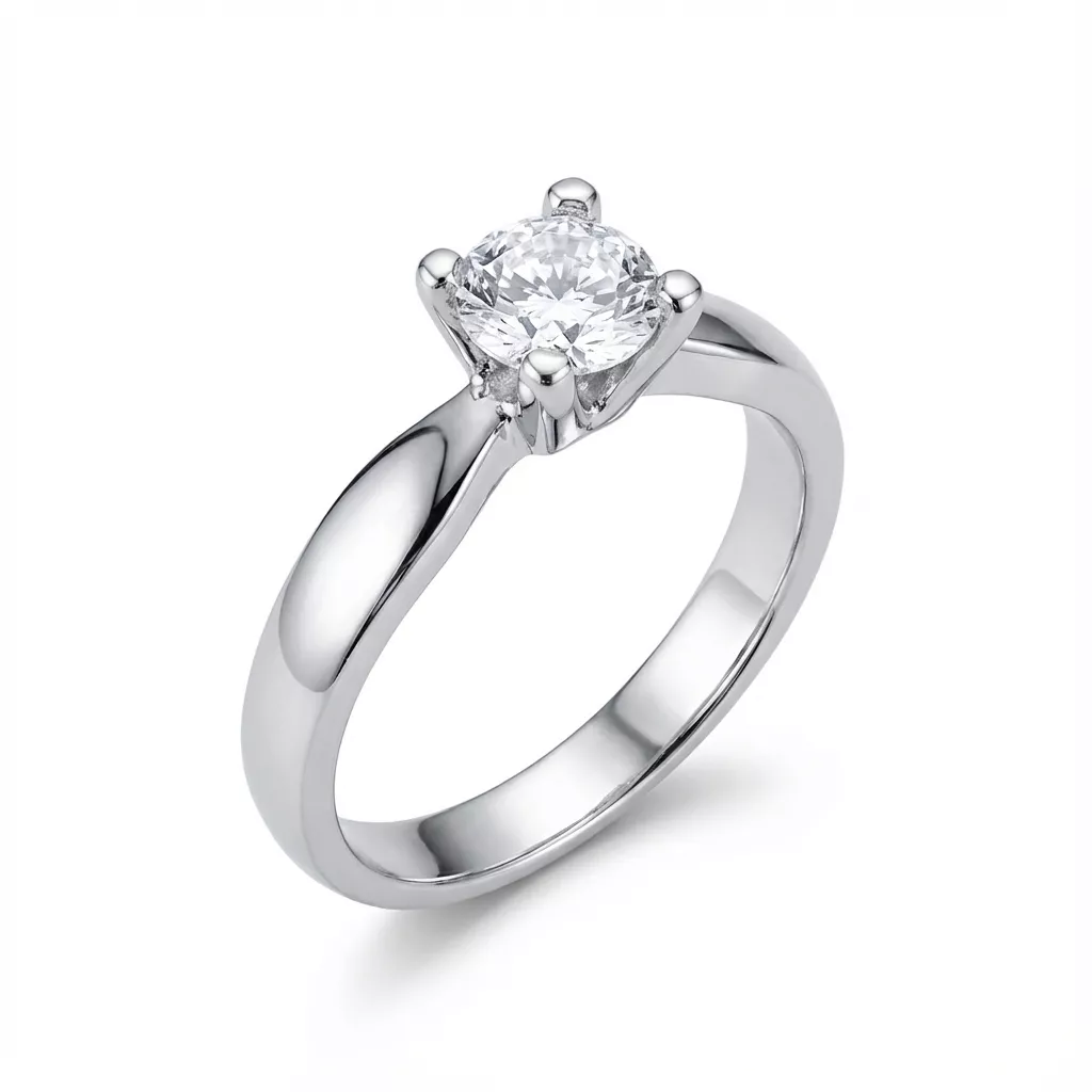 Bague Solitaire Argent Bertrandie Zirconium Joaillerie - Bague en Argent 925