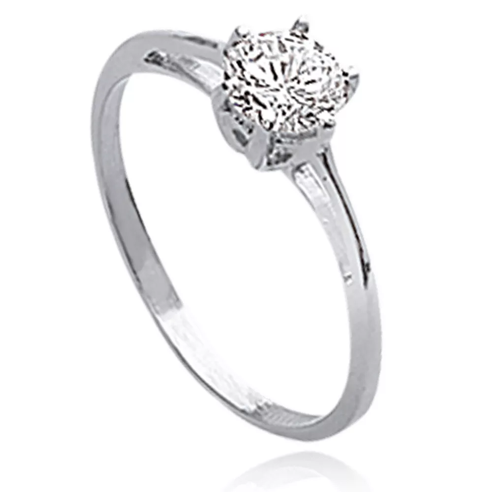 Bague Solitaire Argent 1 Sakara old - Bague en Argent 925 - Bijoux en Vogue