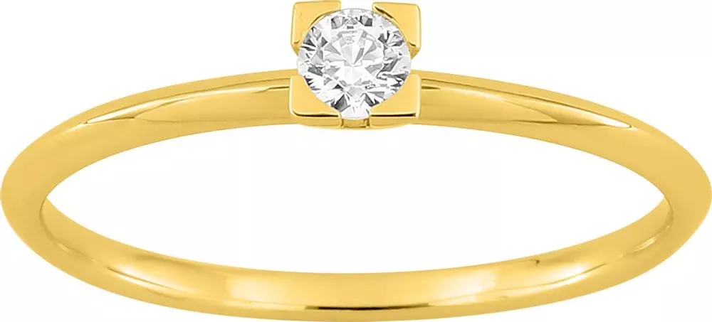 Bague Solitaire Or Balthasarah Diamant - Bague en Or 750 18k - Bijoux en Vogue