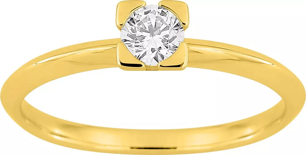 Bague Solitaire Or Llita Diamant - Bague en Or 750 18k - Bijoux en Vogue