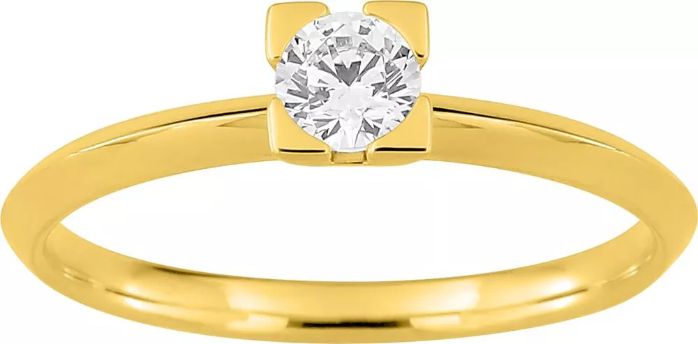 Bague Solitaire Or Alexiane Diamant - Bague en Or 750 18k - Bijoux en Vogue