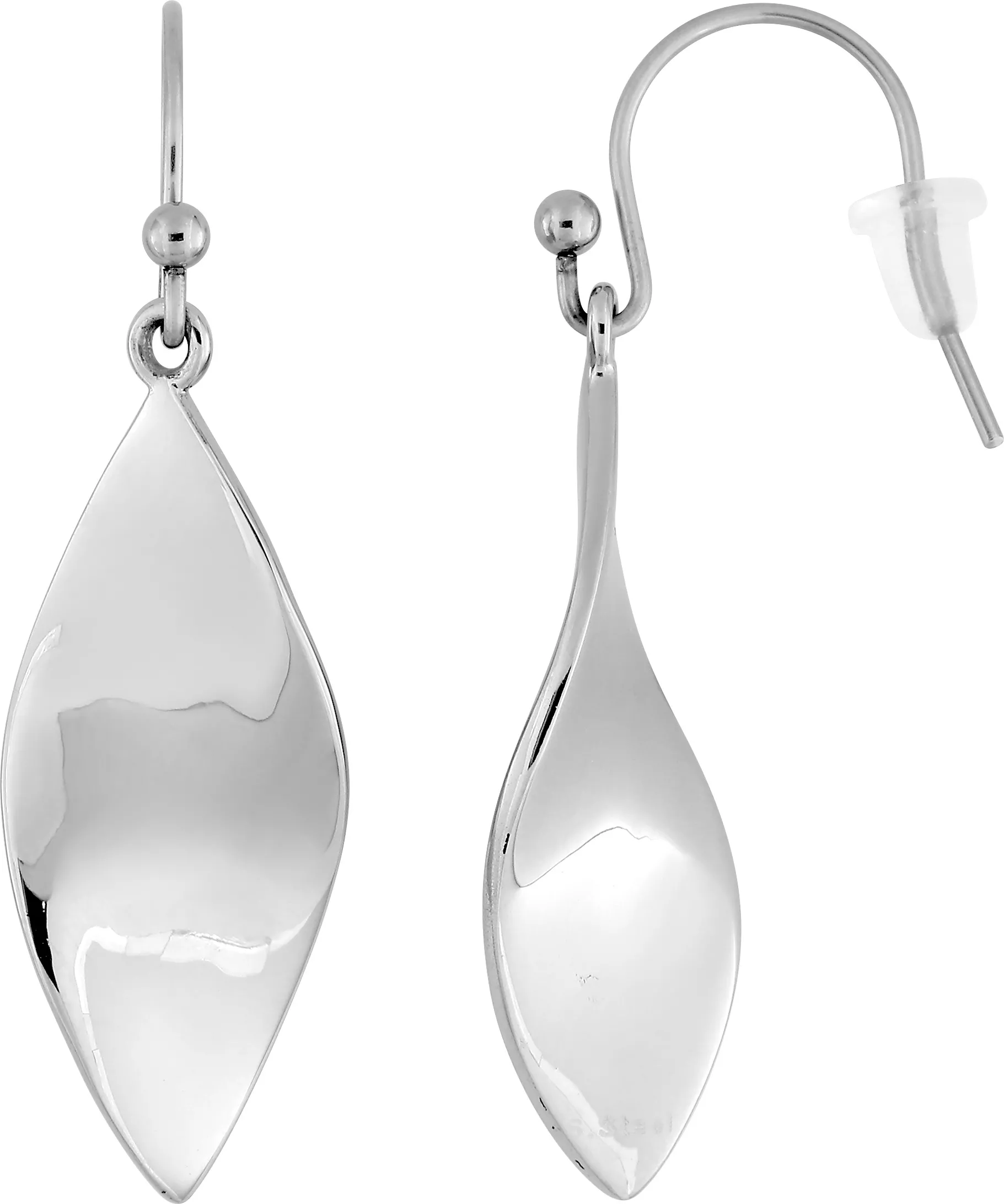Boucles d'oreilles Acier Queva - Boucles d'oreilles en Acier