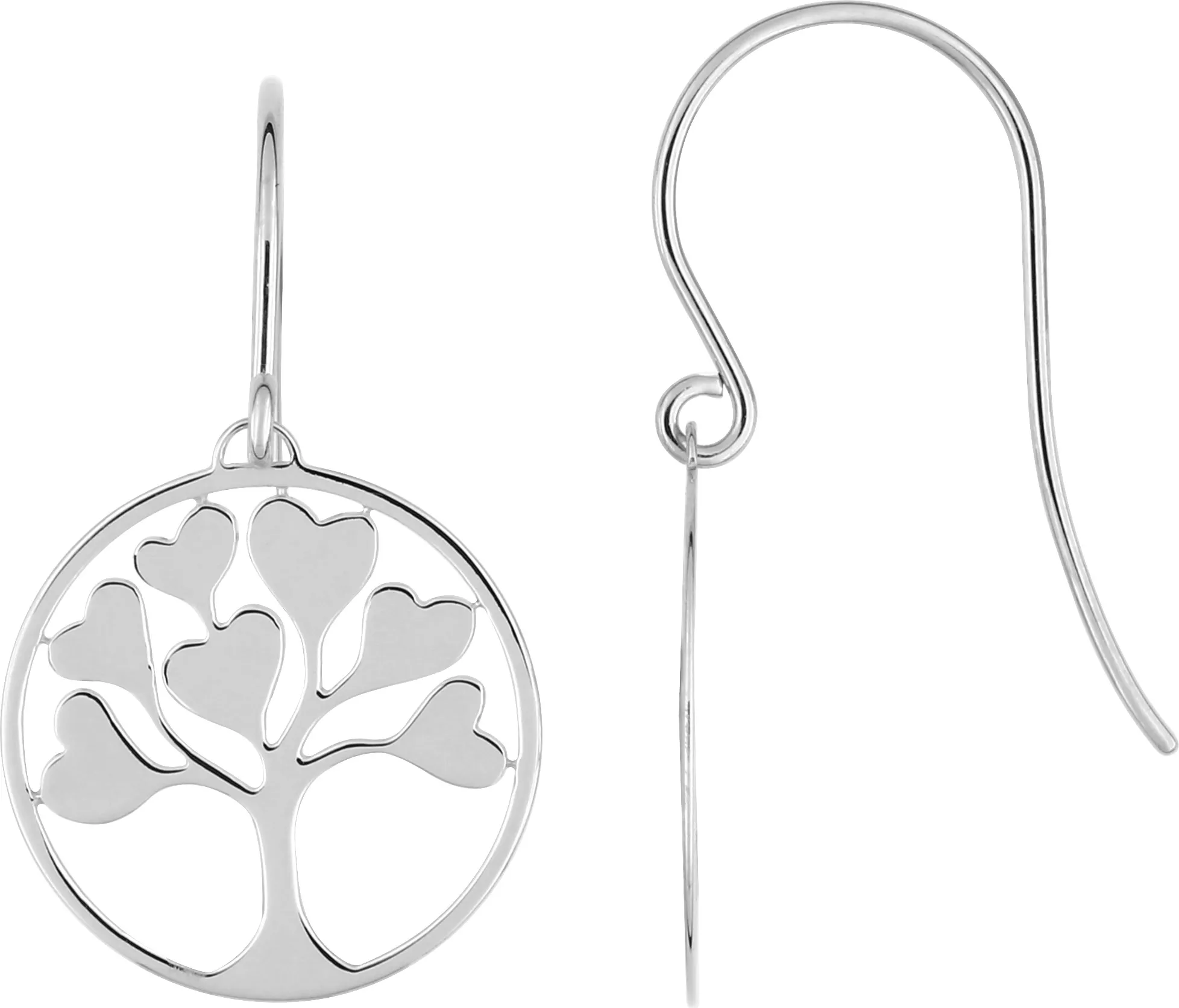 Boucles d'oreilles Argent Arbre de Vie - Boucles d'oreilles en Argent 925 - Bijoux en Vogue