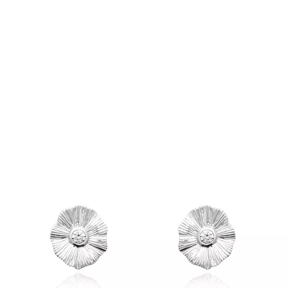 Boucles d'oreilles argent 925 Simera Strass - Boucles d'oreilles en Argent 925 - Bijoux en Vogue