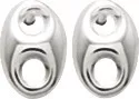 Boucles d'oreilles Clous Argent Babillon Graine de café - Boucles d'oreilles en Argent 925 - Bijoux en Vogue