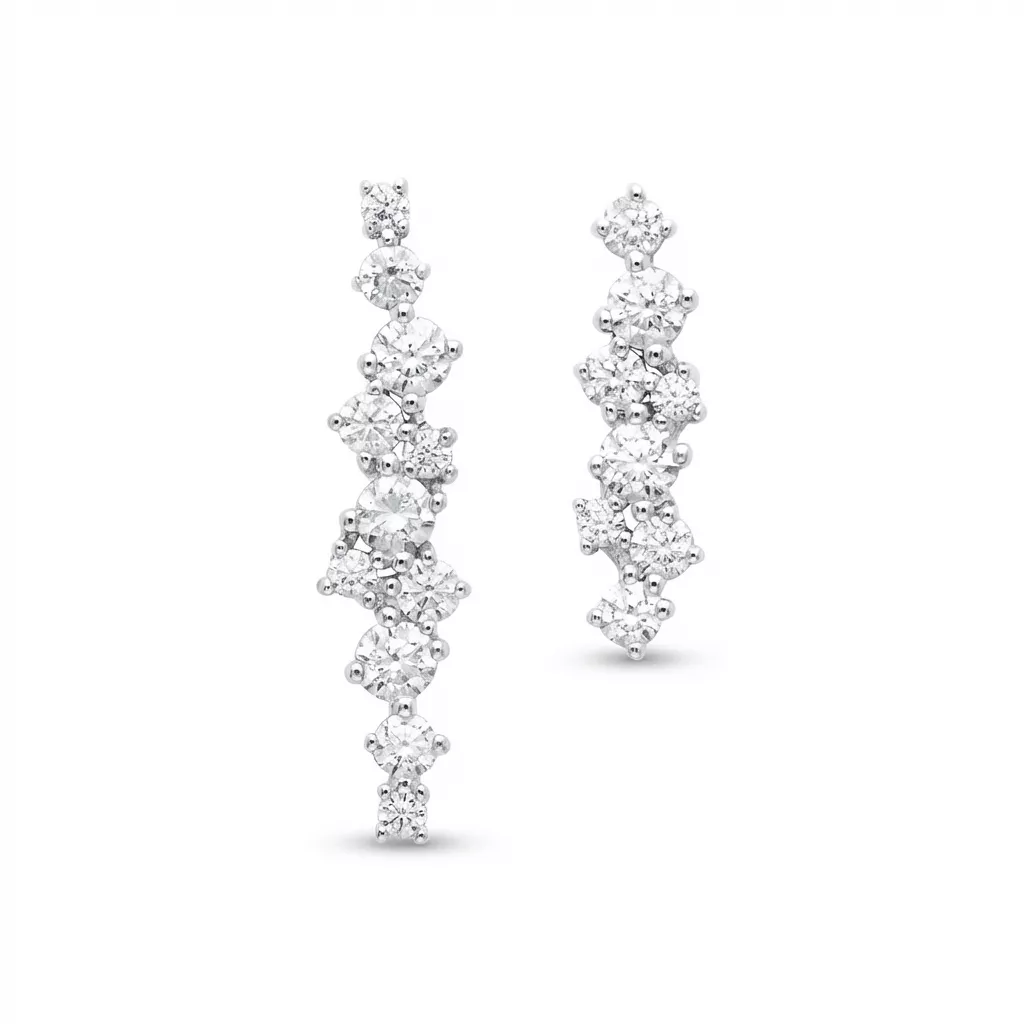 Boucles d'oreilles Clous Enfant Argent Amauny Zirconium Joaillerie - Boucles d'oreilles en Argent 925 - Bijoux en Vogue