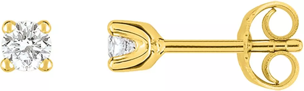 Boucles d'oreilles Clous Or Chatchira Diamant - Boucles d'oreilles en Or 750 18k