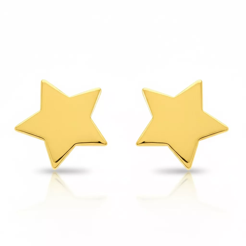 Boucles d'oreilles Clous Or Jaimie Étoile - Boucles d'oreilles en Or 750 18k - Bijoux en Vogue