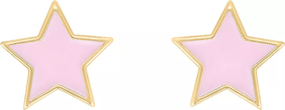 Boucles d'oreilles Clous Or Clervie Étoile - Boucles d'oreilles en Or 750 18k - Bijoux en Vogue