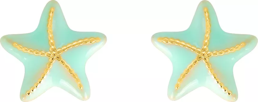 Boucles d'oreilles Clous Plaqué Or Geisa Étoile - Boucles d'oreilles en Plaqué or - Bijoux en Vogue