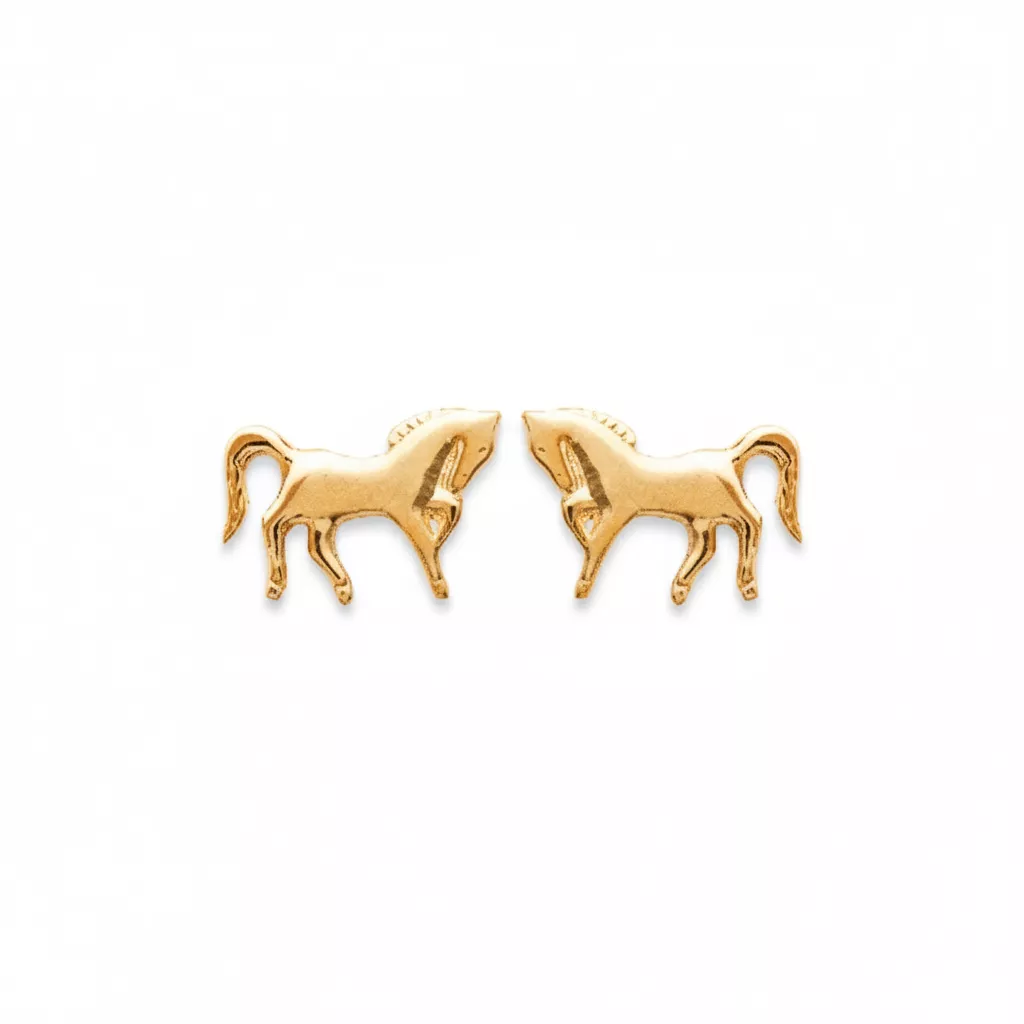 Boucles d'oreilles Clous Plaqué Or Billitisse Figuratif - Boucles d'oreilles en Plaqué or - Bijoux en Vogue