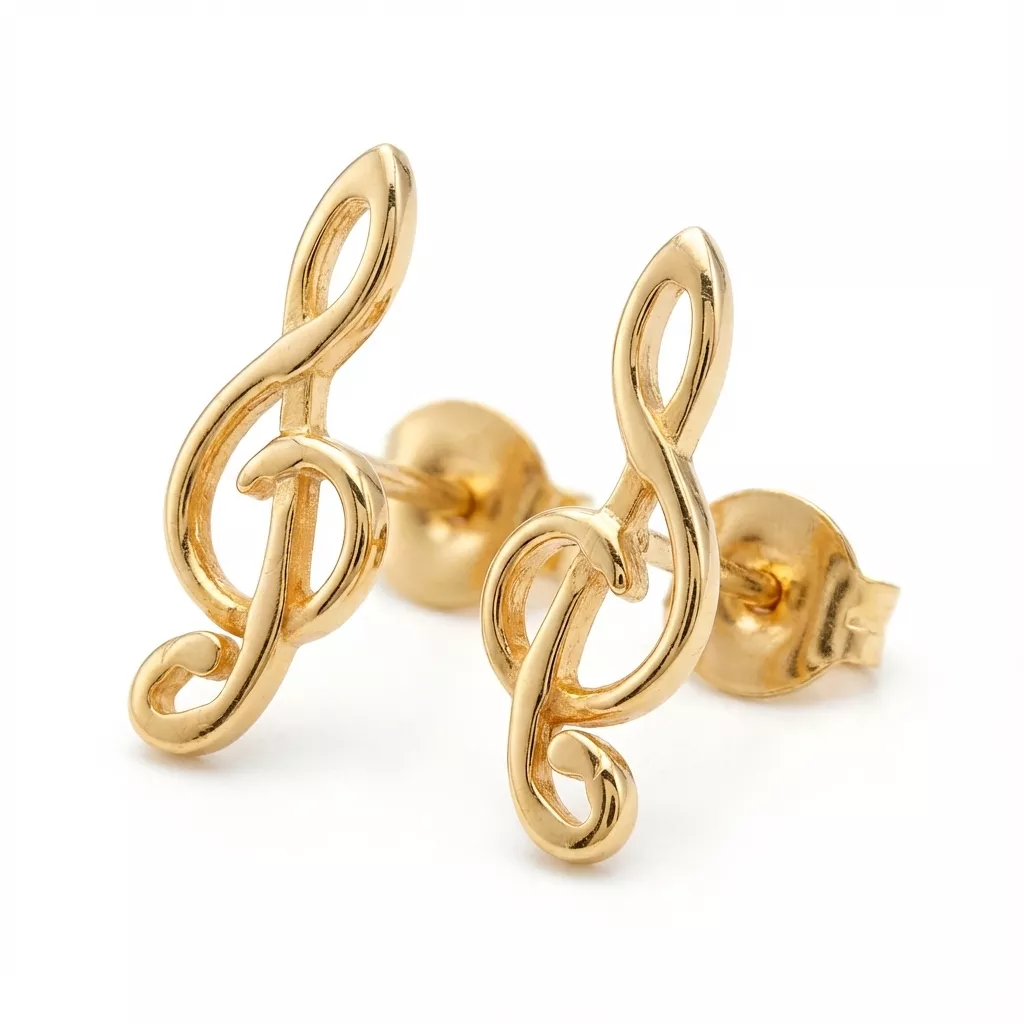 Boucles d'oreilles Clous Plaqué Or Neizha Figuratif - Boucles d'oreilles en Plaqué or - Bijoux en Vogue