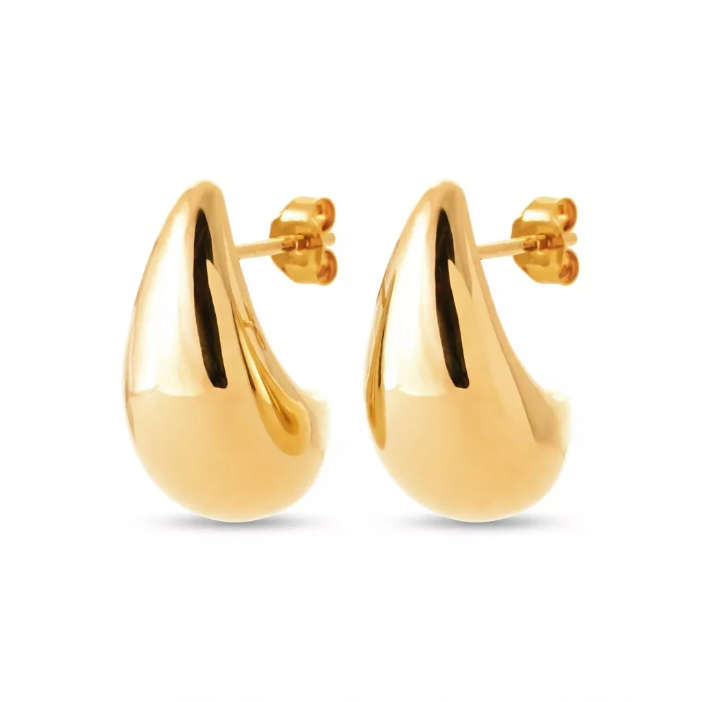 Boucles d'oreilles Clous Plaqué Or Verlande Géométrie - Boucles d'oreilles en Plaqué or - Bijoux en Vogue