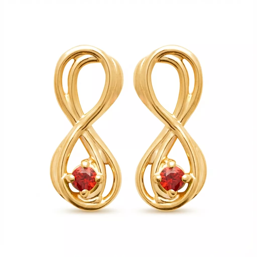 Boucles d'oreilles Clous Plaqué Or Keena Figuratif Couleurs - Boucles d'oreilles en Plaqué or - Bijoux en Vogue