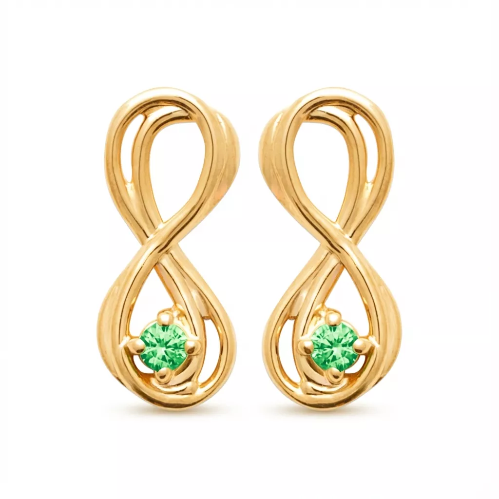 Boucles d'oreilles Clous Plaqué Or Keena Figuratif Couleurs - Boucles d'oreilles en Plaqué or - Bijoux en Vogue