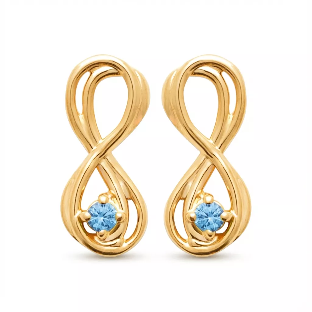 Boucles d'oreilles Clous Plaqué Or Keena Figuratif Couleurs - Boucles d'oreilles en Plaqué or - Bijoux en Vogue