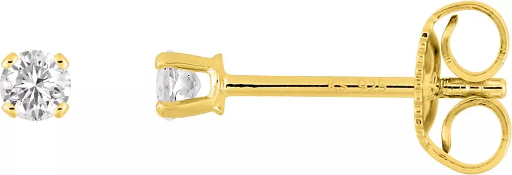 Boucles d'oreilles Clous Plaqué Or Cenzig Zirconium - Boucles d'oreilles en Plaqué or - Bijoux en Vogue