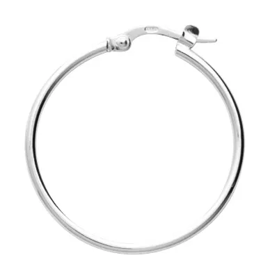 Boucles d'oreilles Créoles Argent Aichata - Boucles d'oreilles en Argent 925