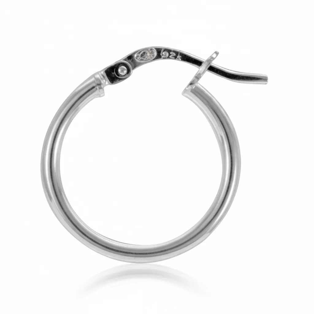 Boucles d'oreilles Créoles Argent Teaha - Boucles d'oreilles en Argent 925