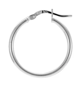 Boucles d'oreilles Créoles Argent Farrugia - Boucles d'oreilles en Argent 925
