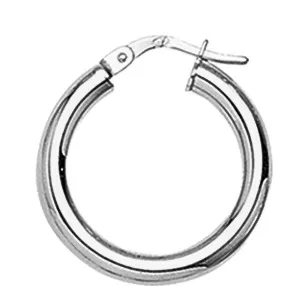 Boucles d'oreilles Créoles Argent Bouhia Diamètre 15mm - Boucles d'oreilles en Argent 925