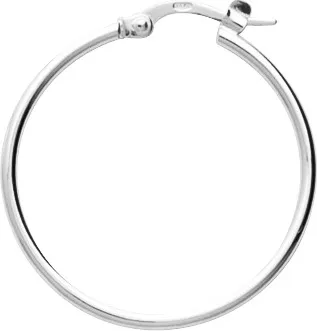 Boucles d'oreilles Créoles Argent Suelie Ø 25mm - Boucles d'oreilles en Argent 925 - Bijoux en Vogue