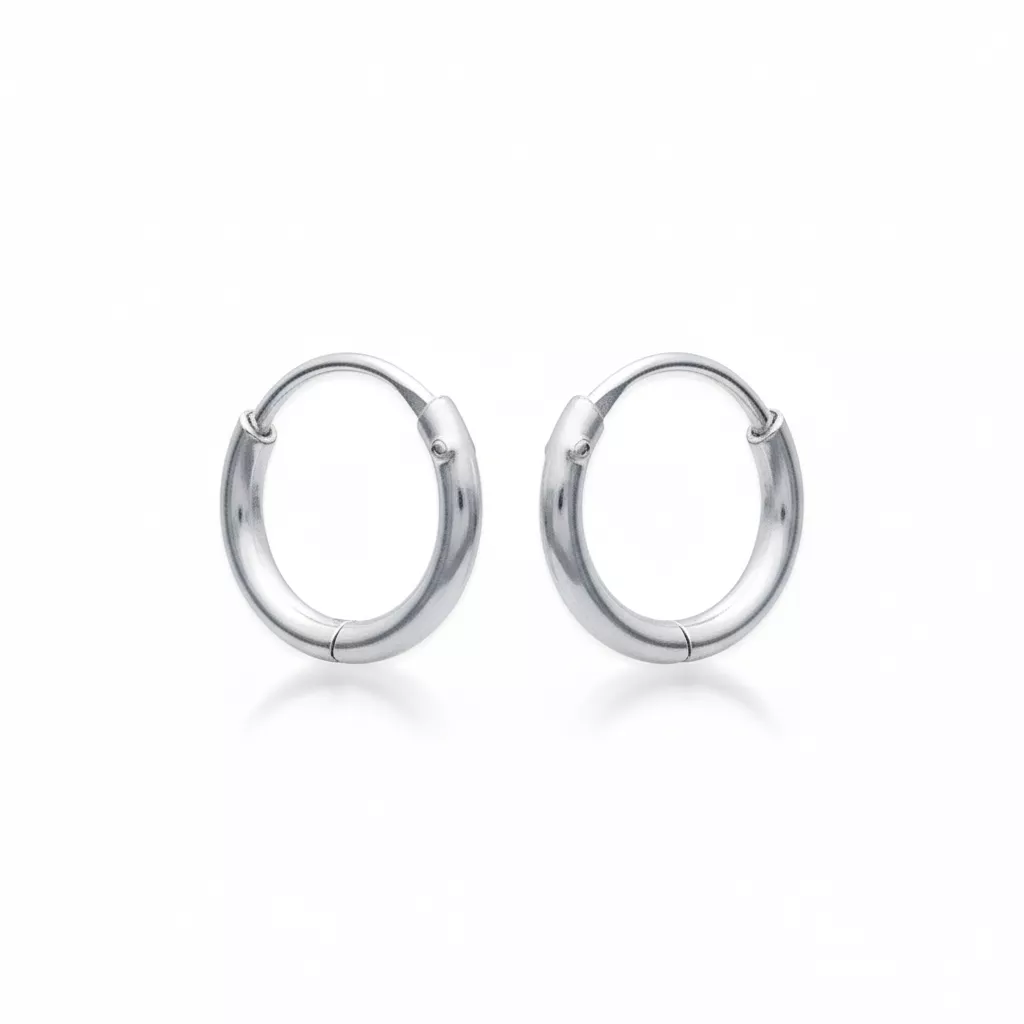 Boucles d'oreilles Créoles Argent Danwantee - Boucles d'oreilles en Argent 925 - Bijoux en Vogue