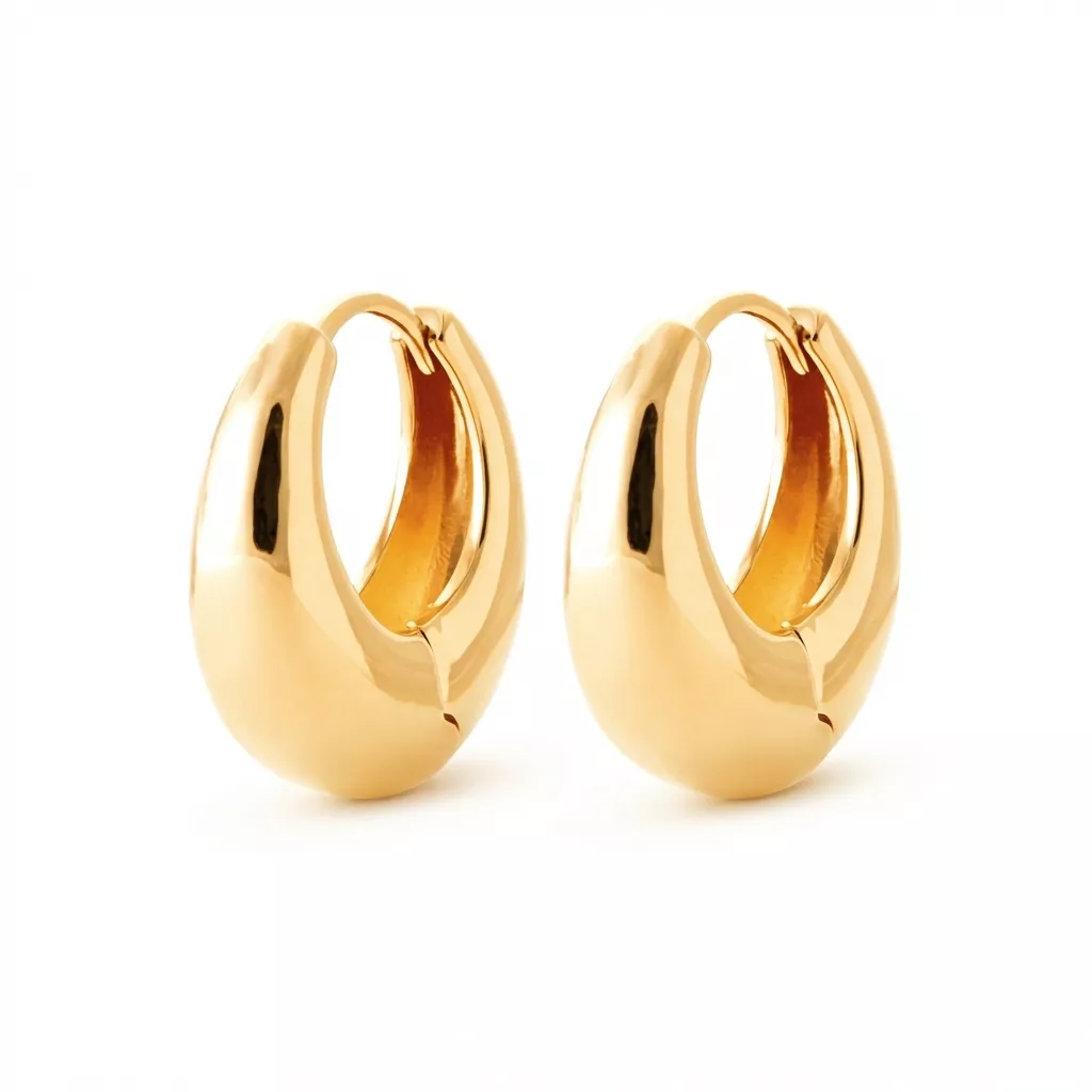 Boucles d'oreilles Créoles Plaqué Or Orsie - Boucles d'oreilles en Plaqué or - Bijoux en Vogue