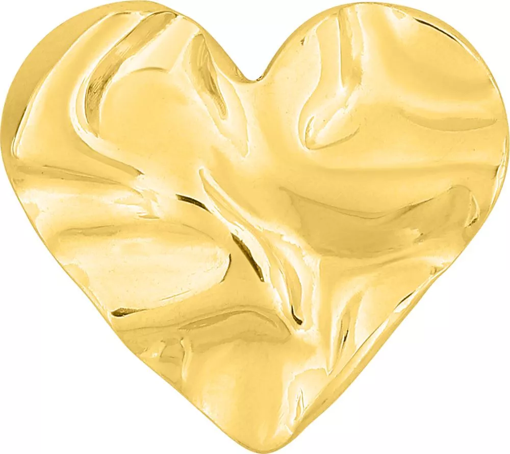 Boucles d'oreilles Demi-créoles Acier Doré Fleuria - Boucles d'oreilles en Acier - Bijoux en Vogue